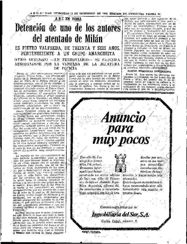 ABC SEVILLA 17-12-1969 página 33
