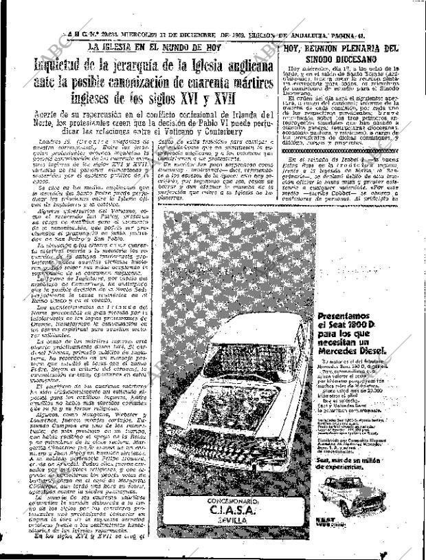 ABC SEVILLA 17-12-1969 página 39