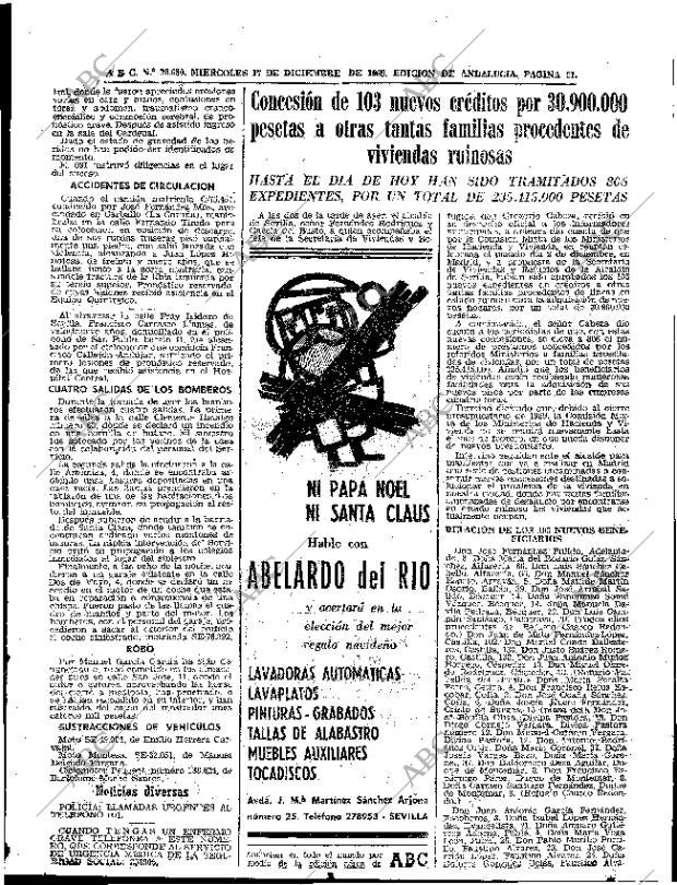 ABC SEVILLA 17-12-1969 página 49