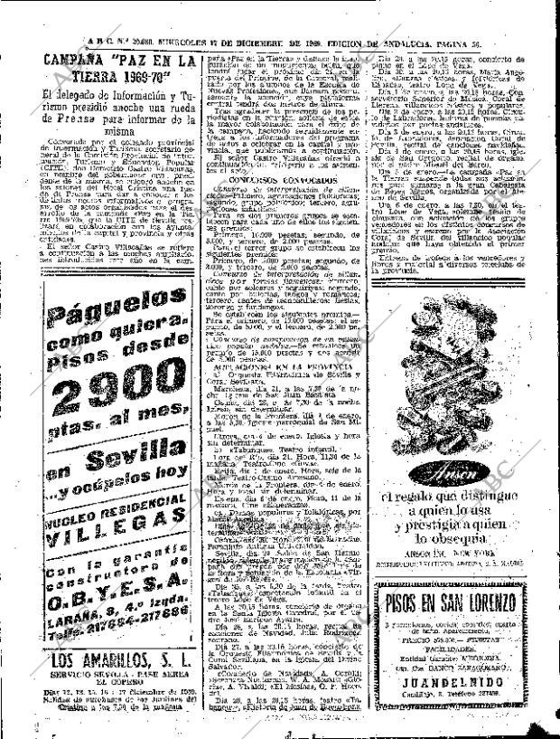 ABC SEVILLA 17-12-1969 página 54