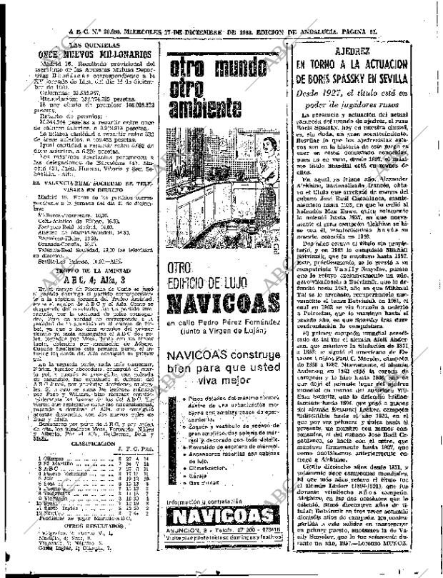 ABC SEVILLA 17-12-1969 página 59