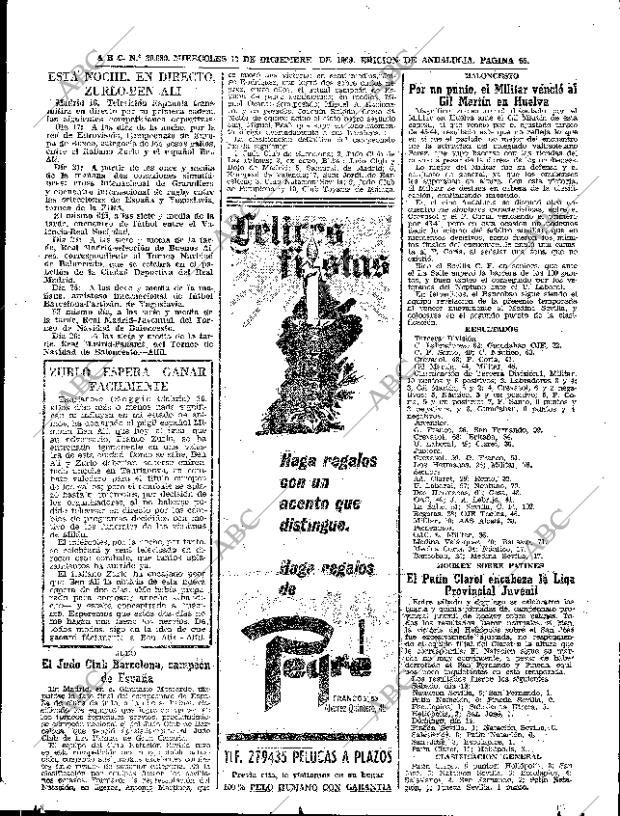 ABC SEVILLA 17-12-1969 página 63