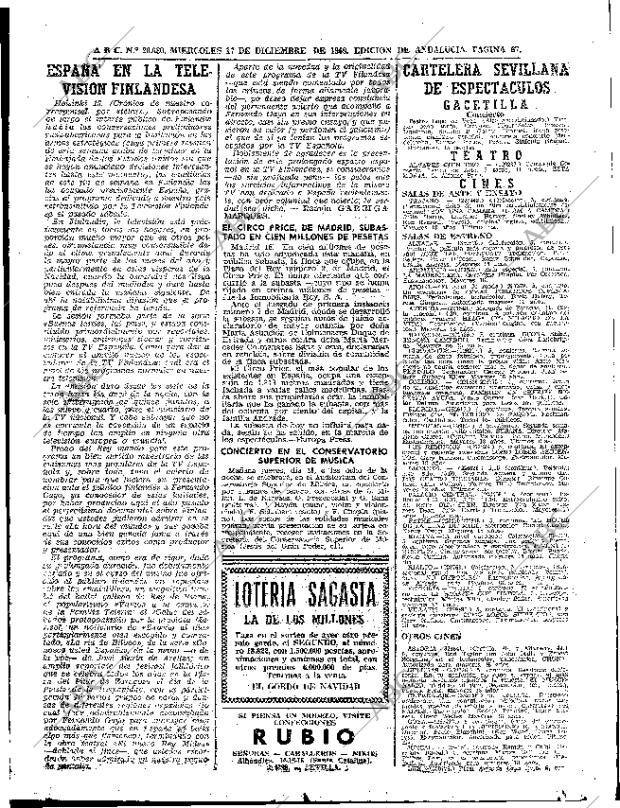ABC SEVILLA 17-12-1969 página 65