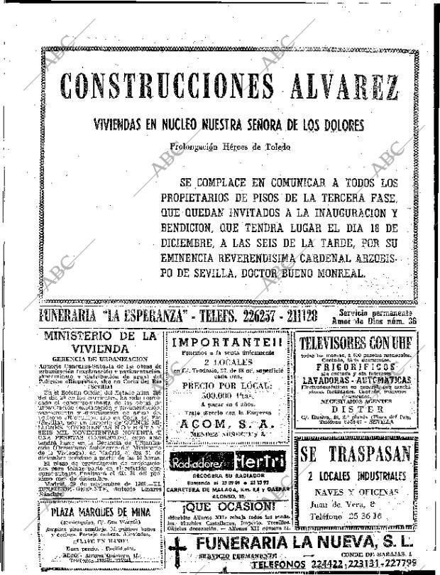 ABC SEVILLA 17-12-1969 página 74