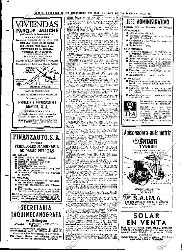 ABC MADRID 18-12-1969 página 94