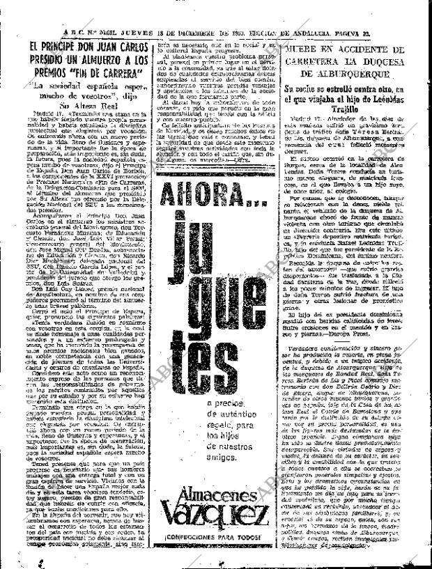 ABC SEVILLA 18-12-1969 página 22