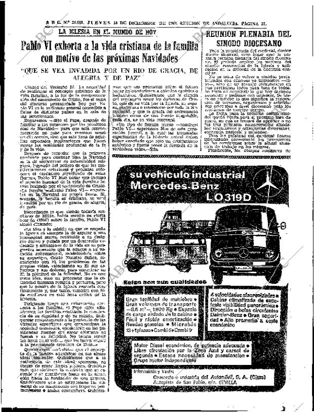 ABC SEVILLA 18-12-1969 página 31