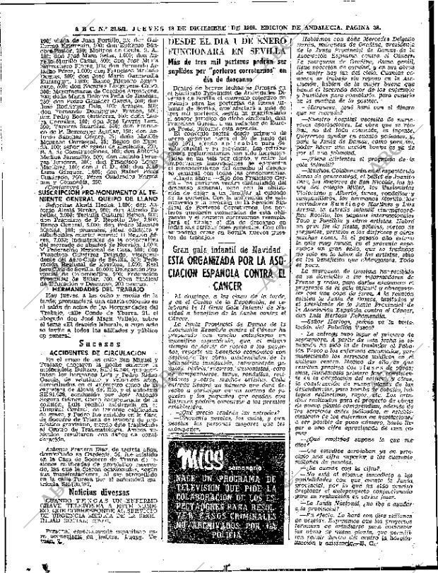 ABC SEVILLA 18-12-1969 página 38