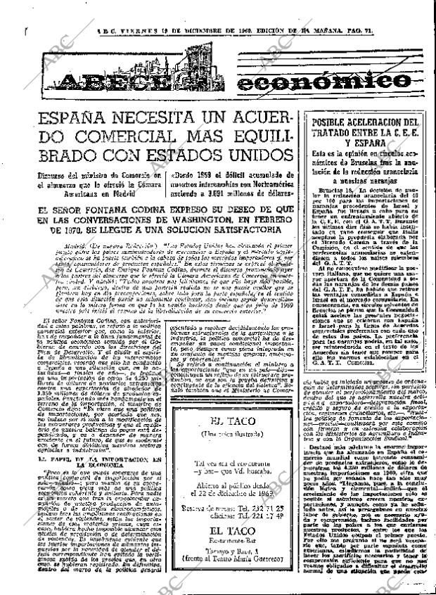 ABC MADRID 19-12-1969 página 71
