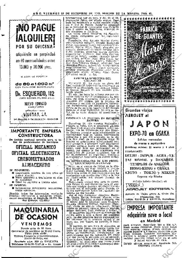 ABC MADRID 19-12-1969 página 82