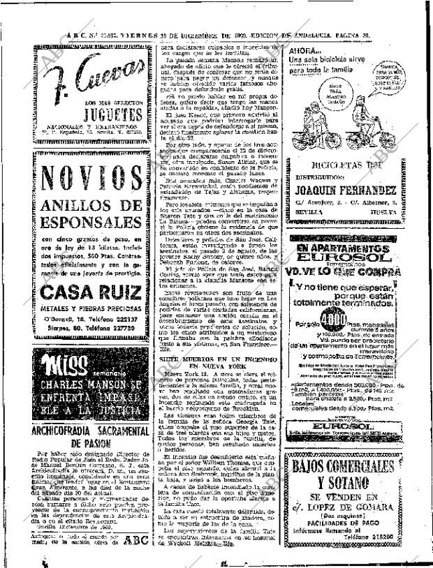 ABC SEVILLA 19-12-1969 página 30