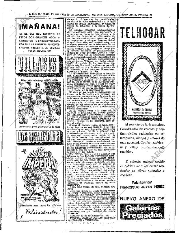 ABC SEVILLA 19-12-1969 página 42