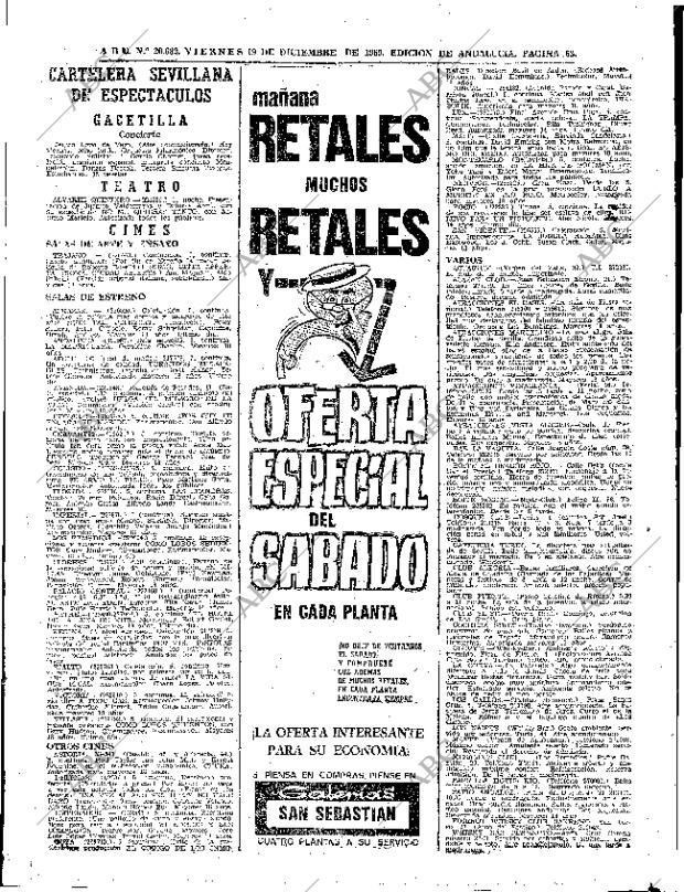 ABC SEVILLA 19-12-1969 página 63