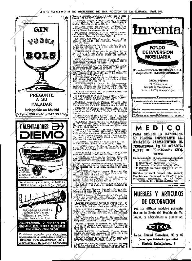 ABC MADRID 20-12-1969 página 101