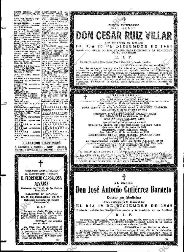 ABC MADRID 20-12-1969 página 116