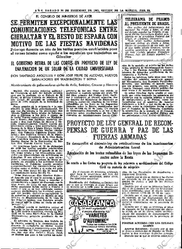 ABC MADRID 20-12-1969 página 35