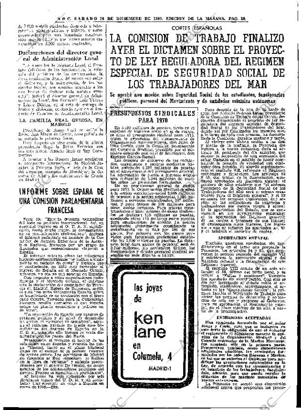 ABC MADRID 20-12-1969 página 39