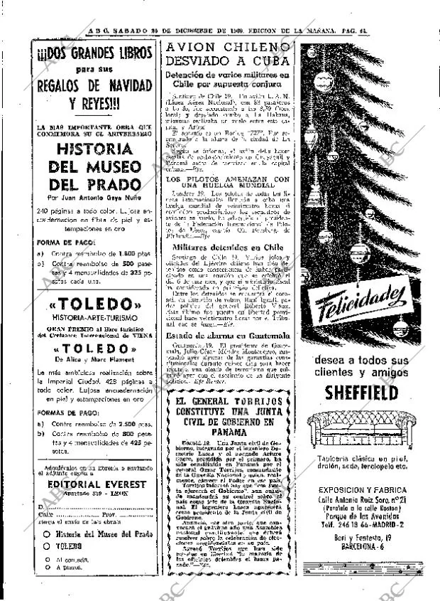 ABC MADRID 20-12-1969 página 44