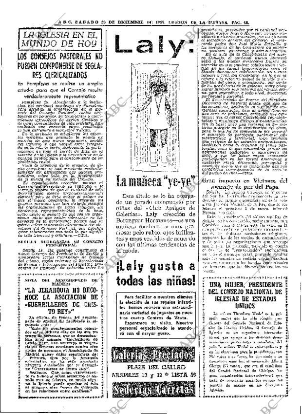 ABC MADRID 20-12-1969 página 48