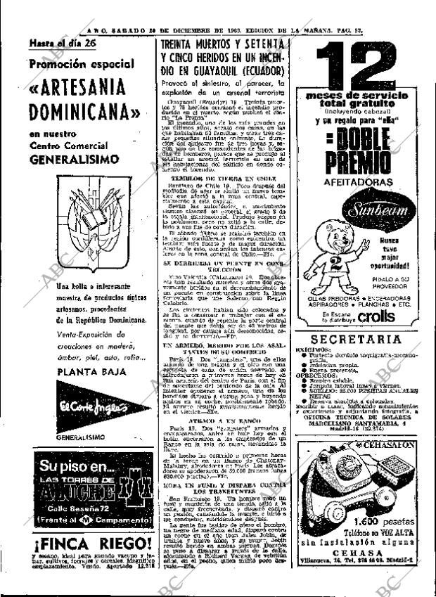 ABC MADRID 20-12-1969 página 52