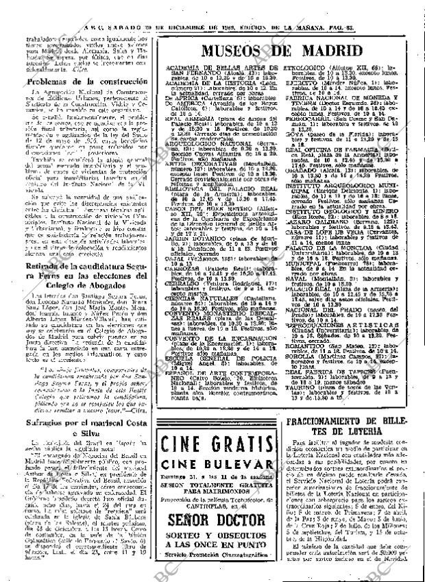 ABC MADRID 20-12-1969 página 63