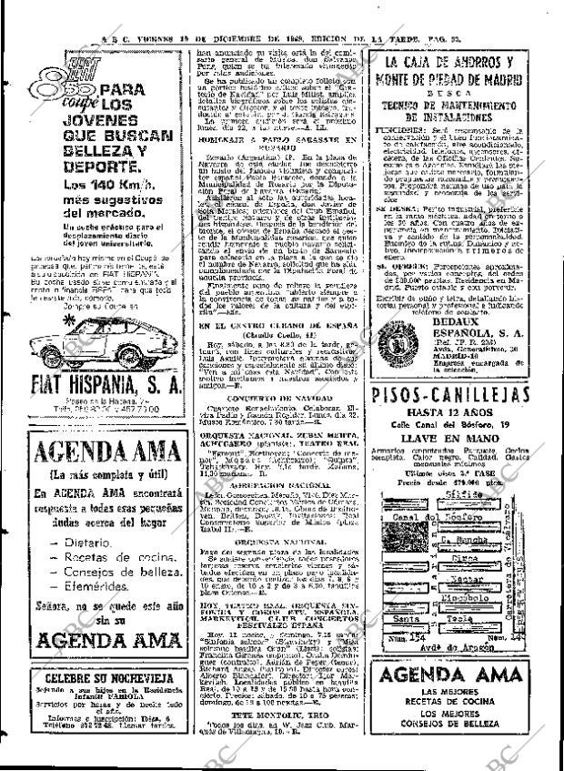 ABC MADRID 20-12-1969 página 92