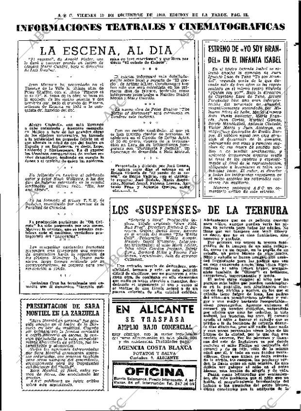 ABC MADRID 20-12-1969 página 93