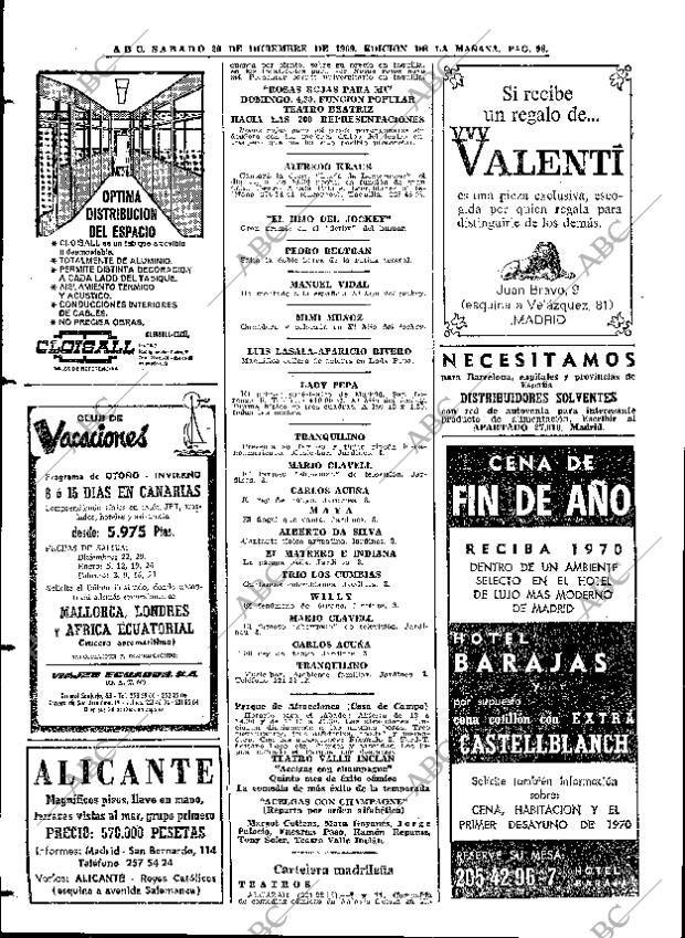 ABC MADRID 20-12-1969 página 96