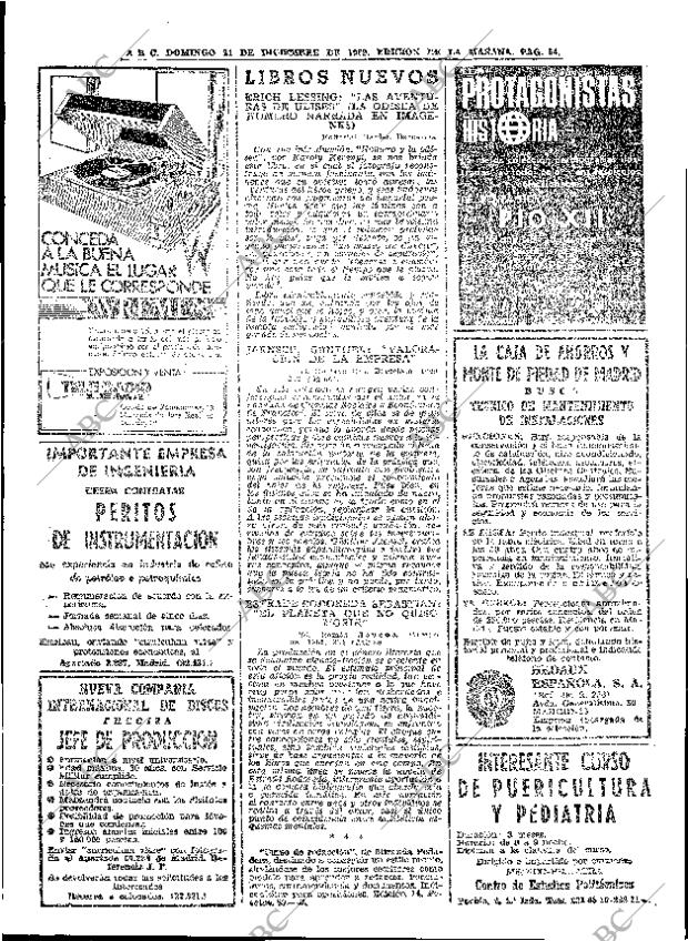 ABC MADRID 21-12-1969 página 54