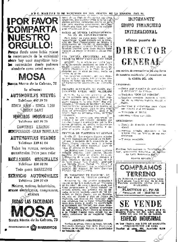 ABC MADRID 23-12-1969 página 100