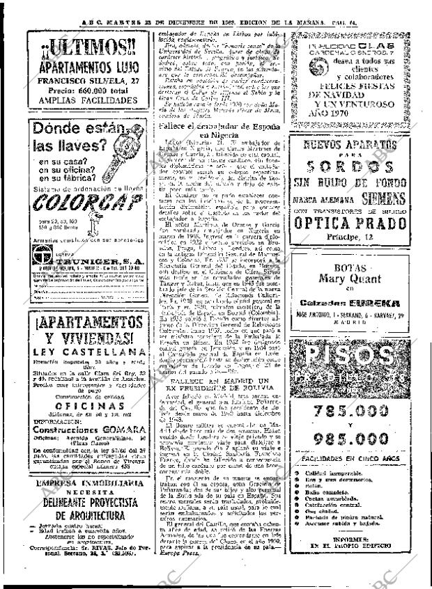 ABC MADRID 23-12-1969 página 48