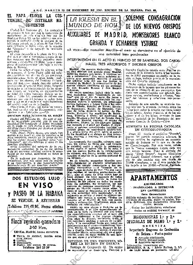 ABC MADRID 23-12-1969 página 53