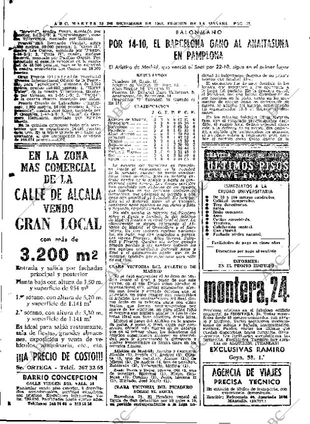 ABC MADRID 23-12-1969 página 96