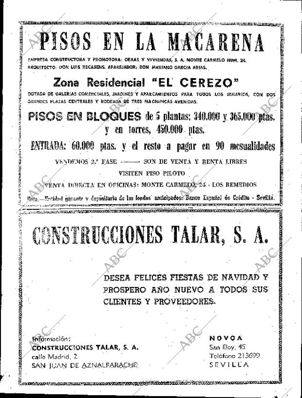 ABC SEVILLA 23-12-1969 página 111