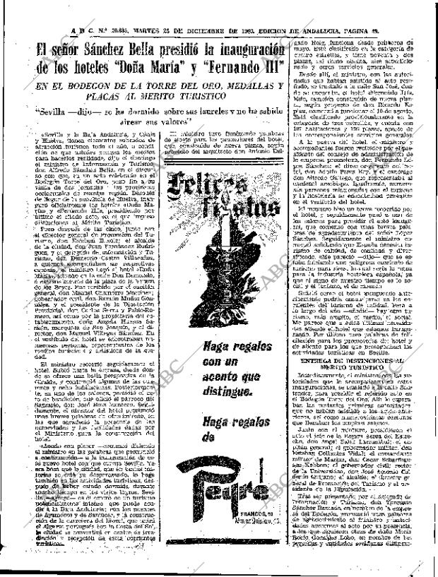ABC SEVILLA 23-12-1969 página 49