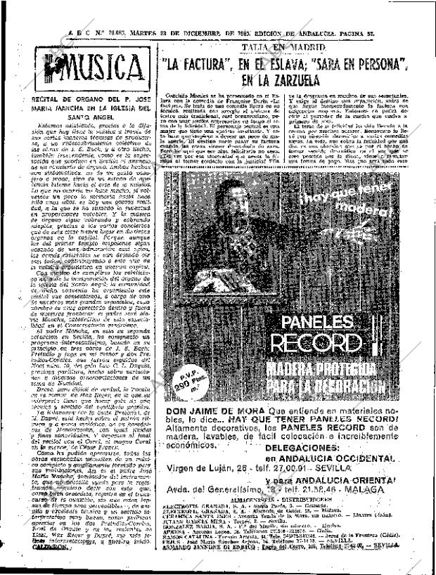 ABC SEVILLA 23-12-1969 página 57