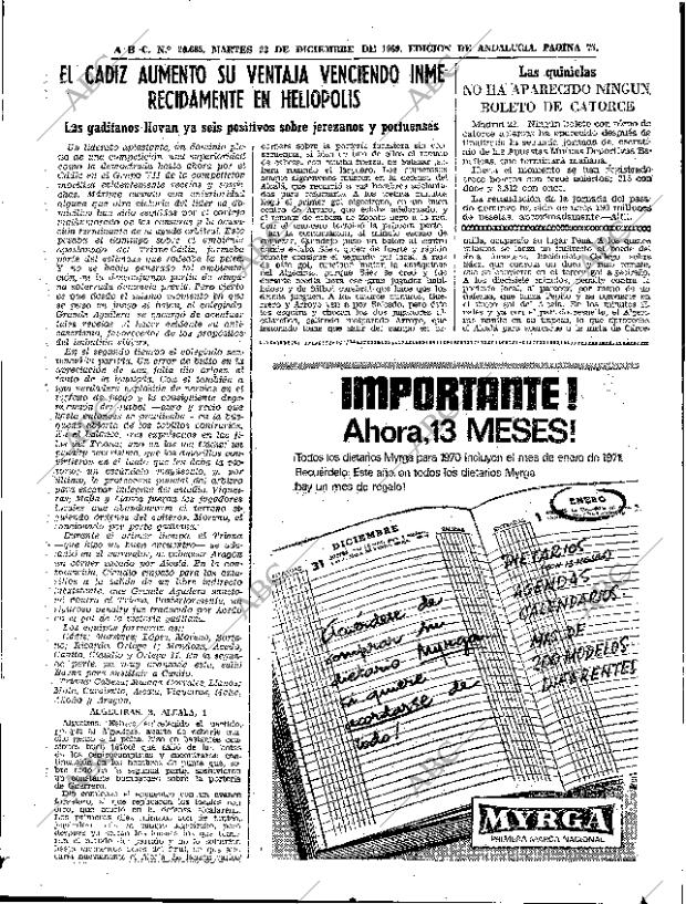 ABC SEVILLA 23-12-1969 página 75