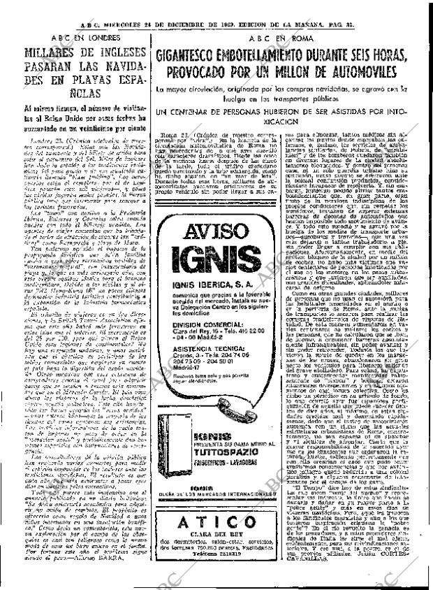 ABC MADRID 24-12-1969 página 35