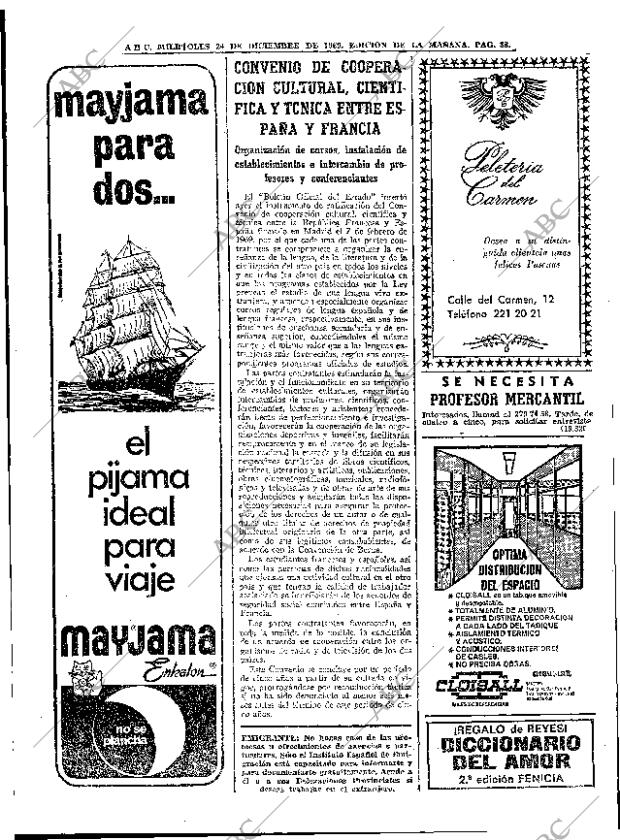 ABC MADRID 24-12-1969 página 38