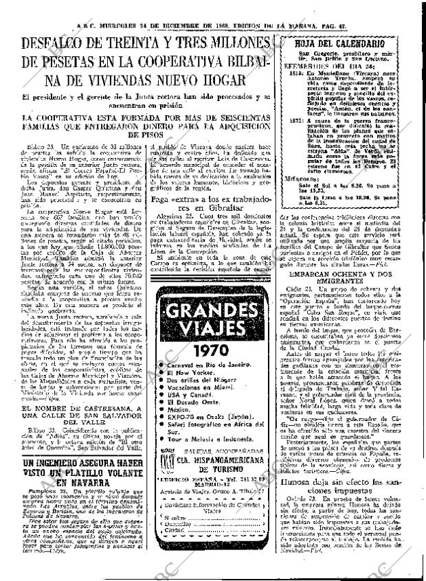 ABC MADRID 24-12-1969 página 47