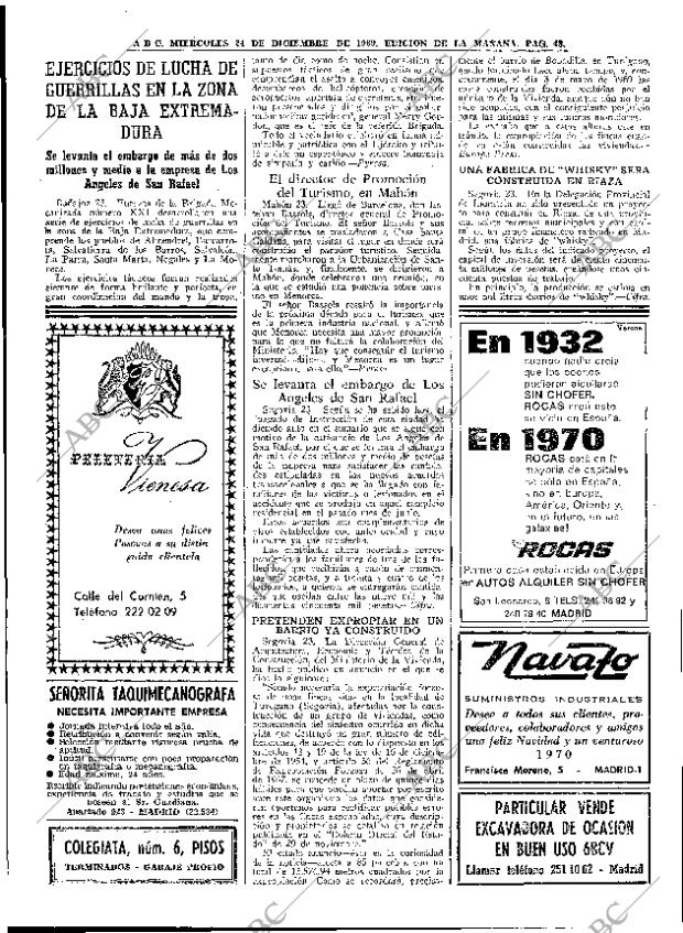 ABC MADRID 24-12-1969 página 48