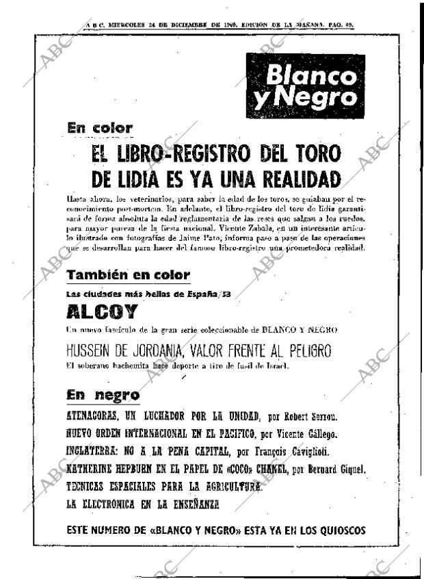 ABC MADRID 24-12-1969 página 49