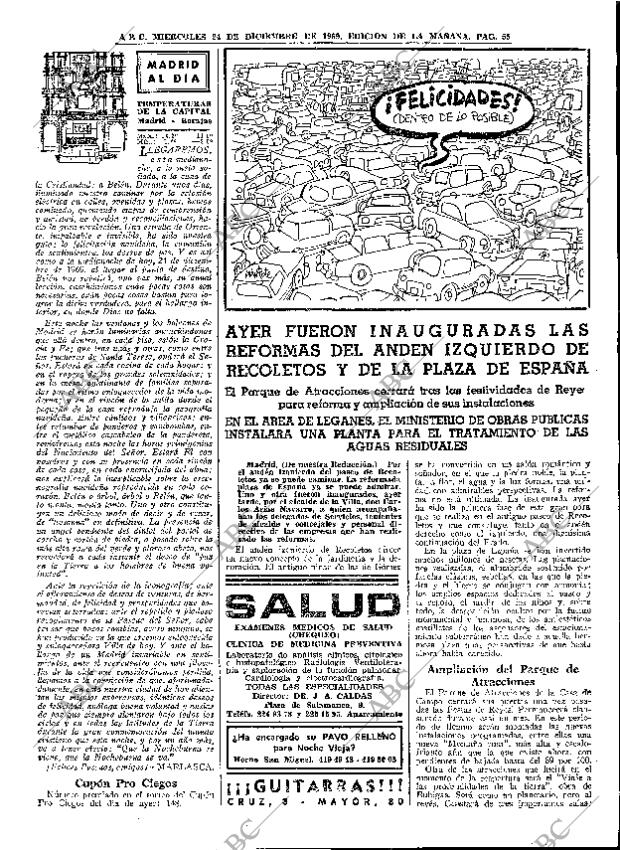 ABC MADRID 24-12-1969 página 55