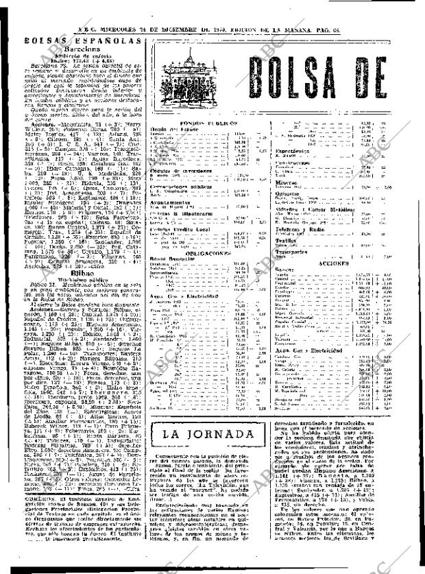 ABC MADRID 24-12-1969 página 68