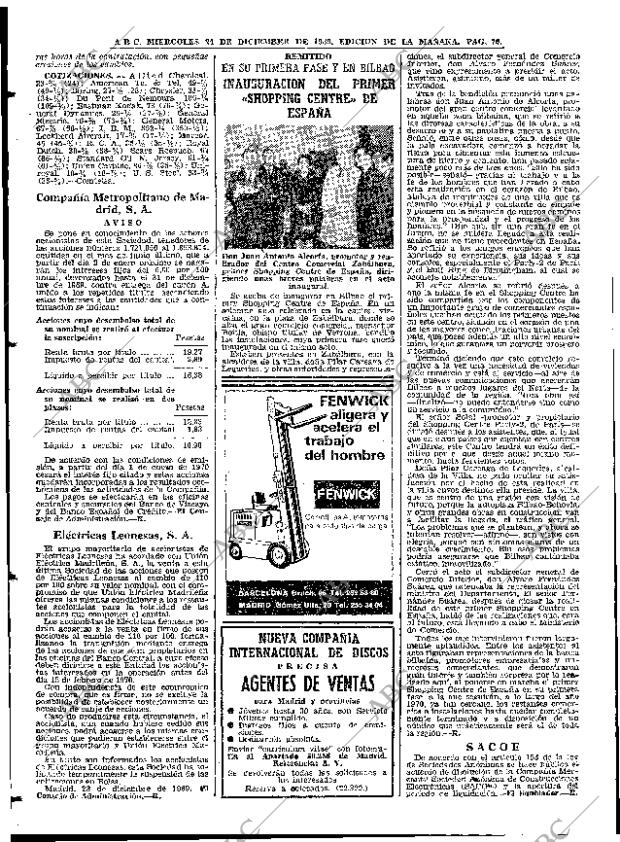 ABC MADRID 24-12-1969 página 70