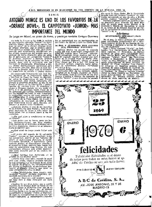 ABC MADRID 24-12-1969 página 75