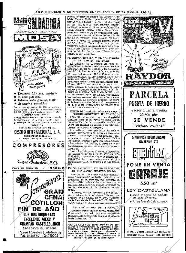 ABC MADRID 24-12-1969 página 82