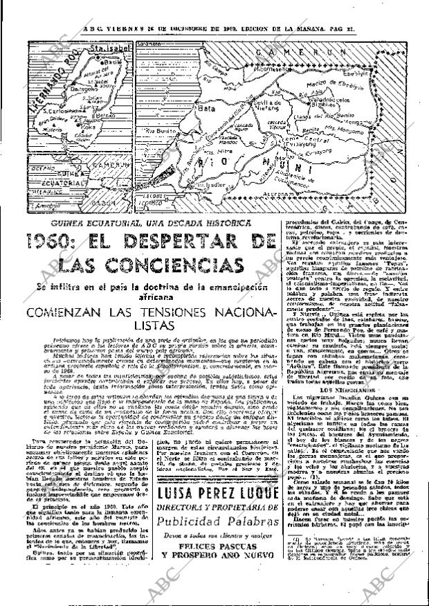 ABC MADRID 26-12-1969 página 31