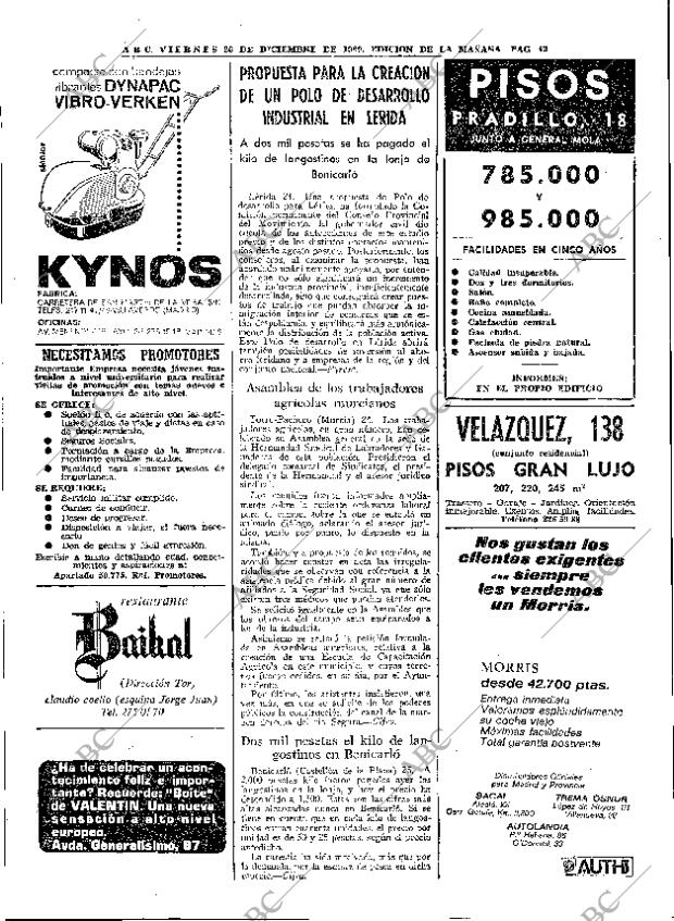 ABC MADRID 26-12-1969 página 42
