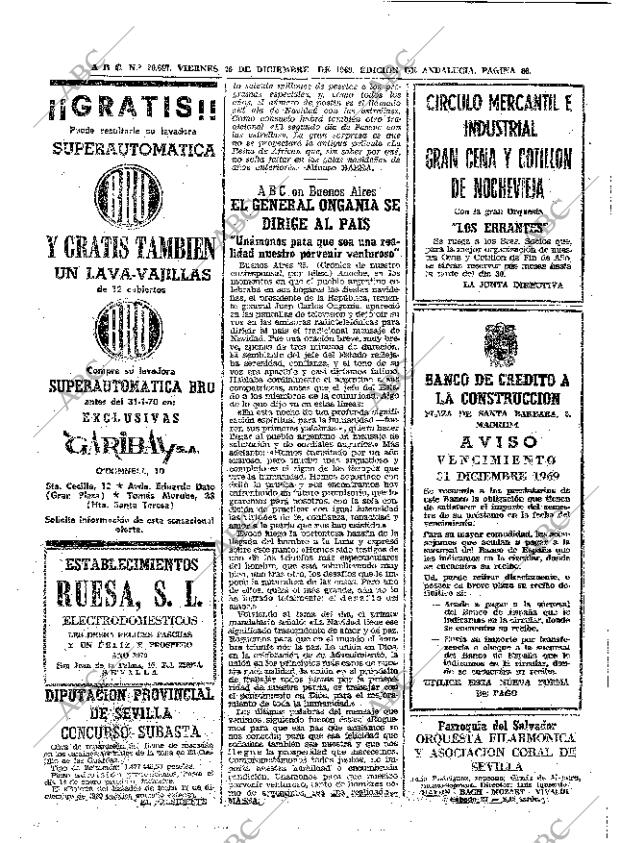 ABC SEVILLA 26-12-1969 página 66